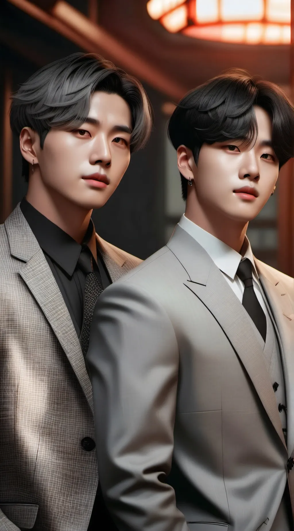 ai character: Namjoon and Yoongi background