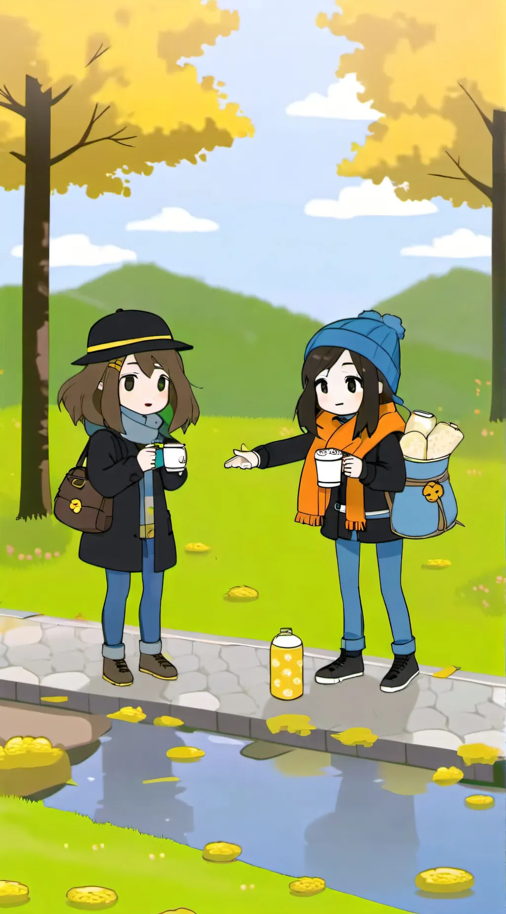 ai character: Lena and elizabeth background