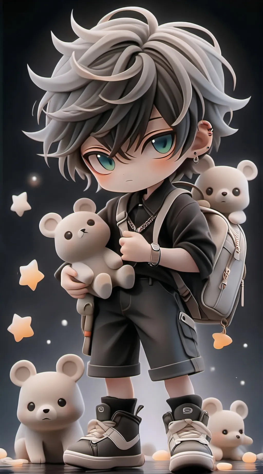 ai character: Emo son background