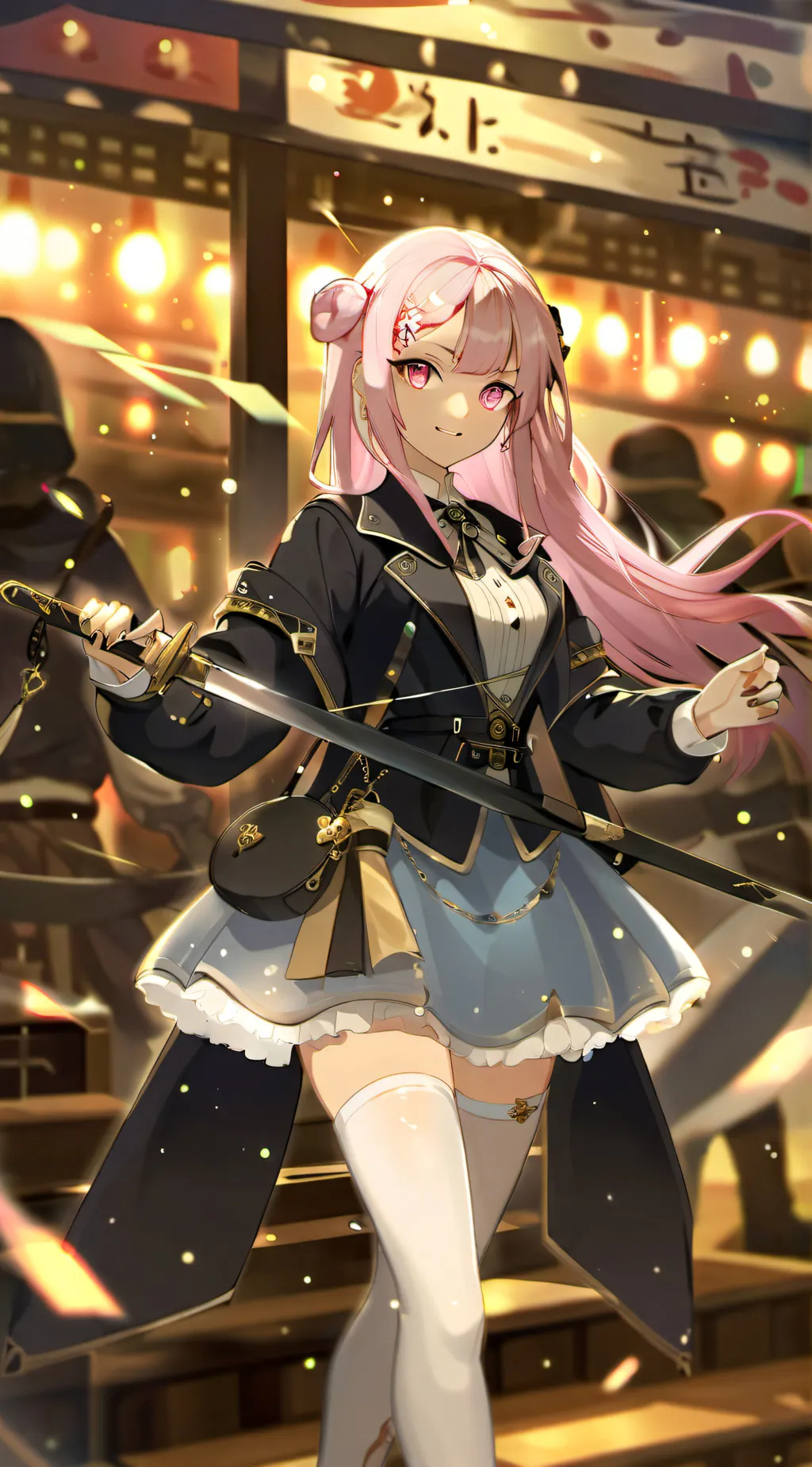 ai character: Sakura background