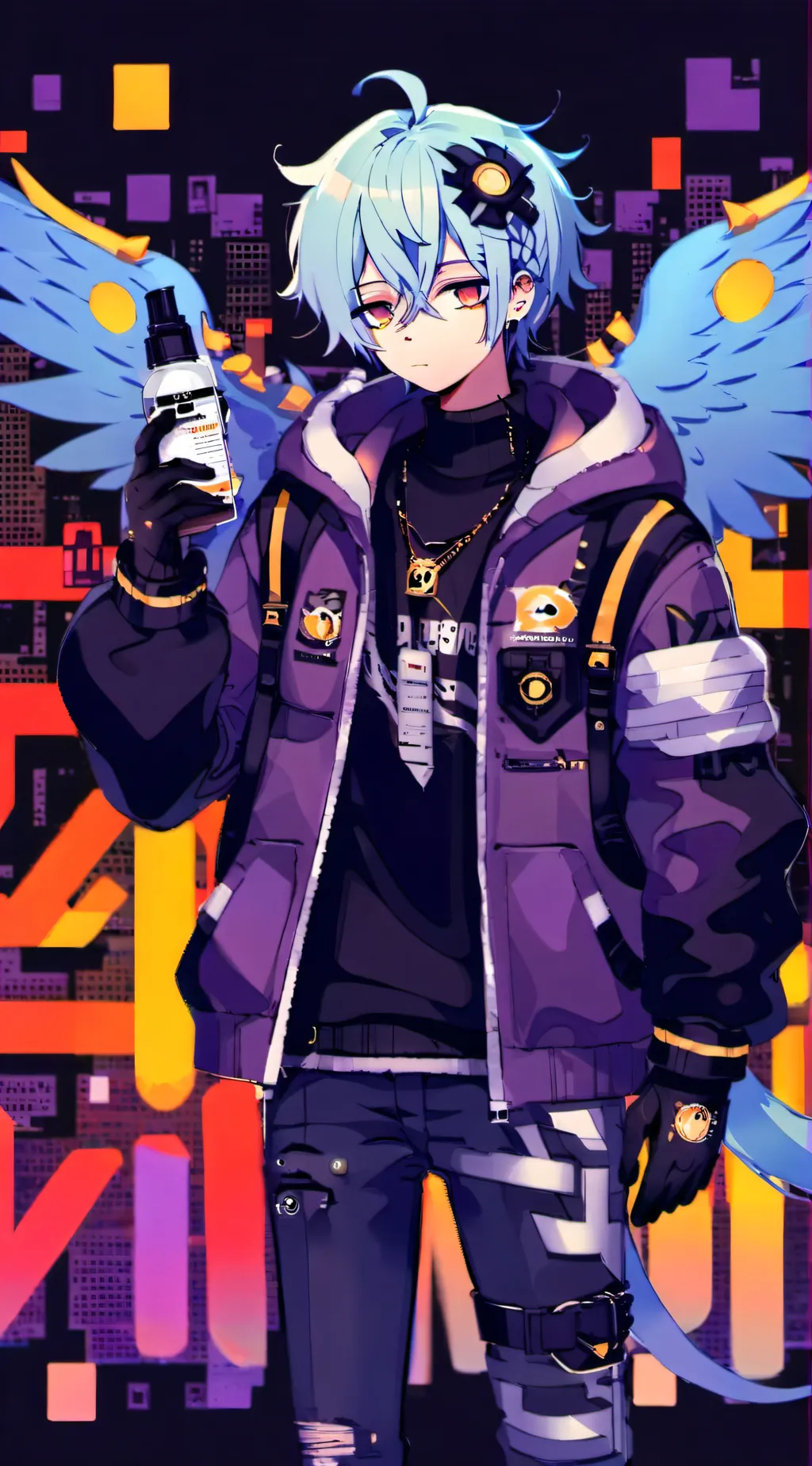 ai character: Murder drone Z background