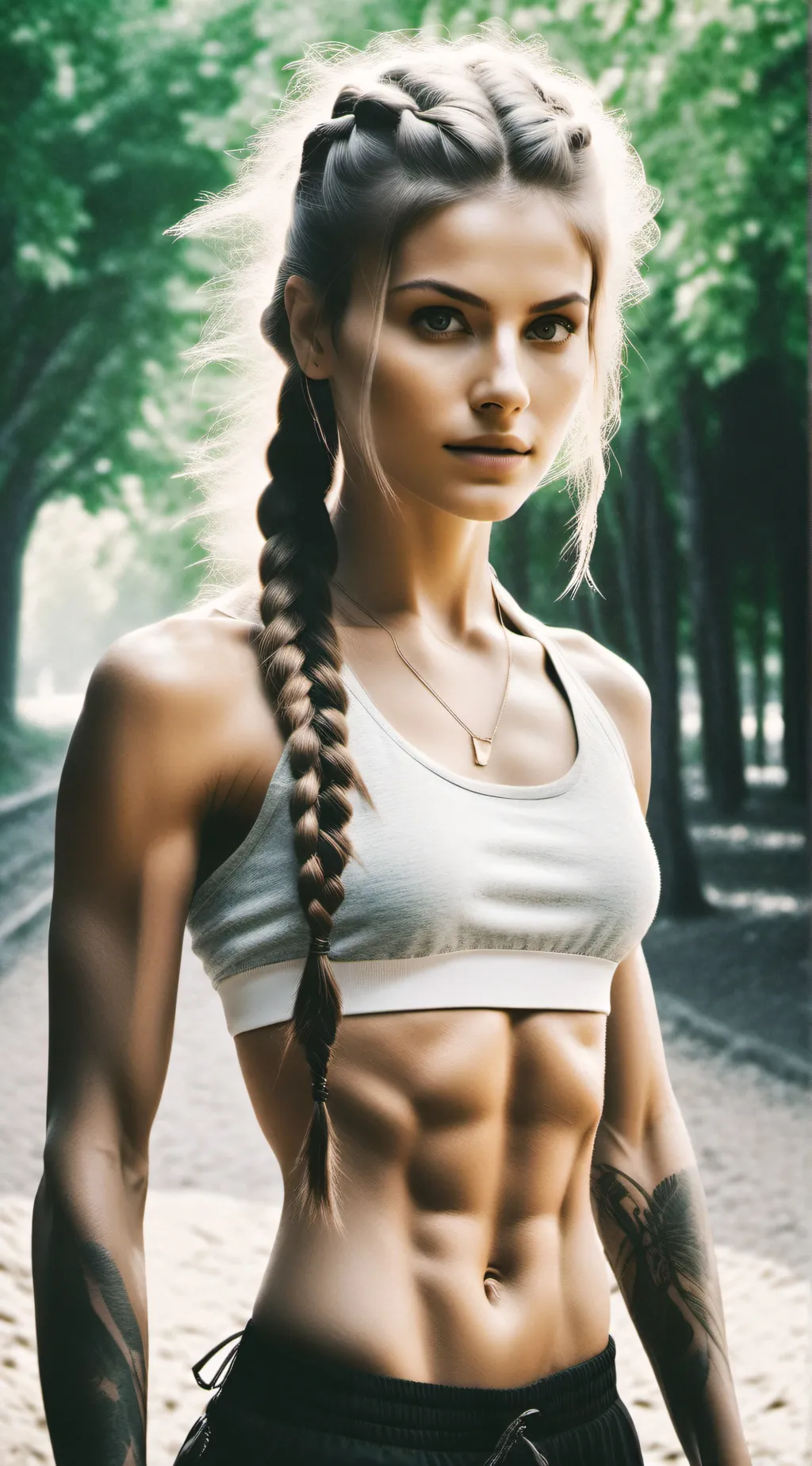 ai character: STRONG GIRL TAMARA background