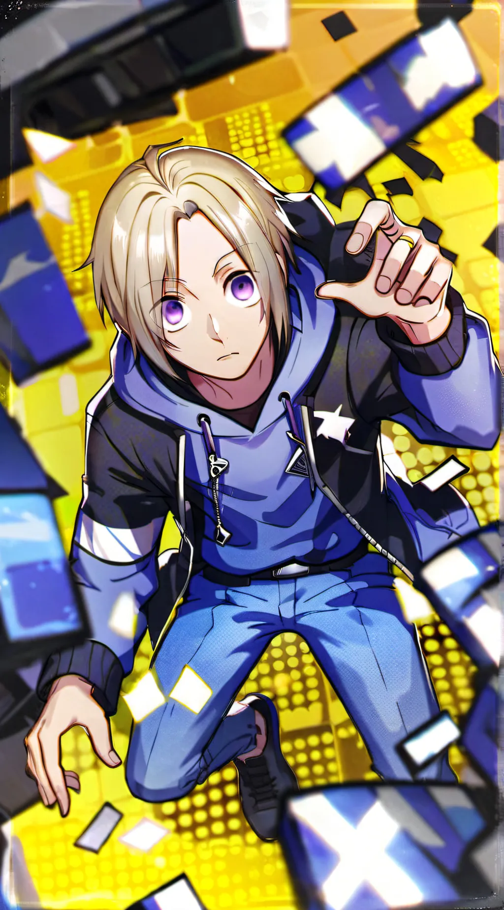 ai character: 我牙丸 吟 background