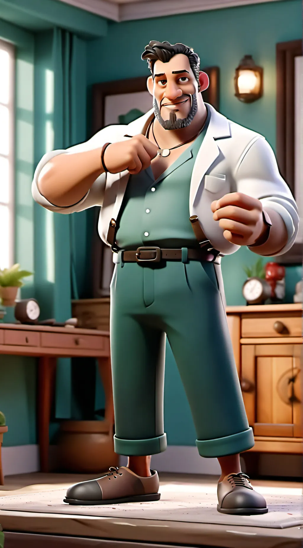 ai character: .... background