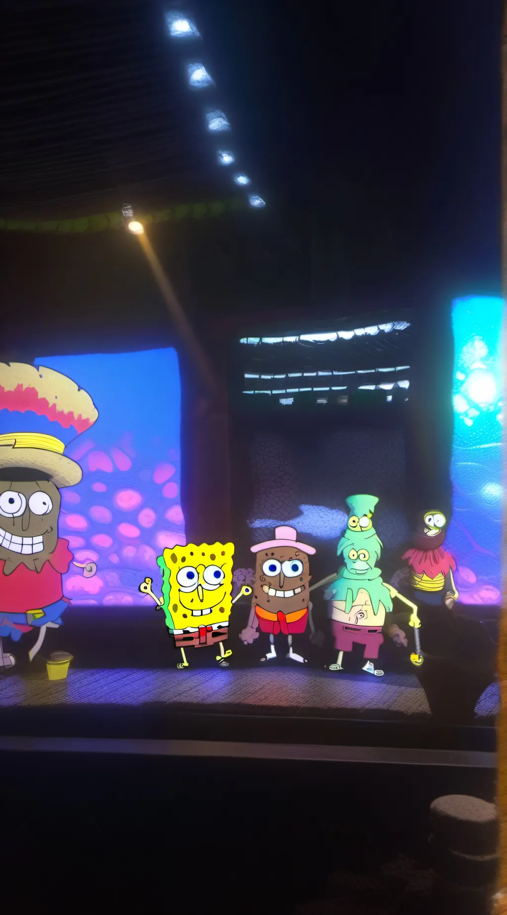 ai character: SpongeBob Pirates background
