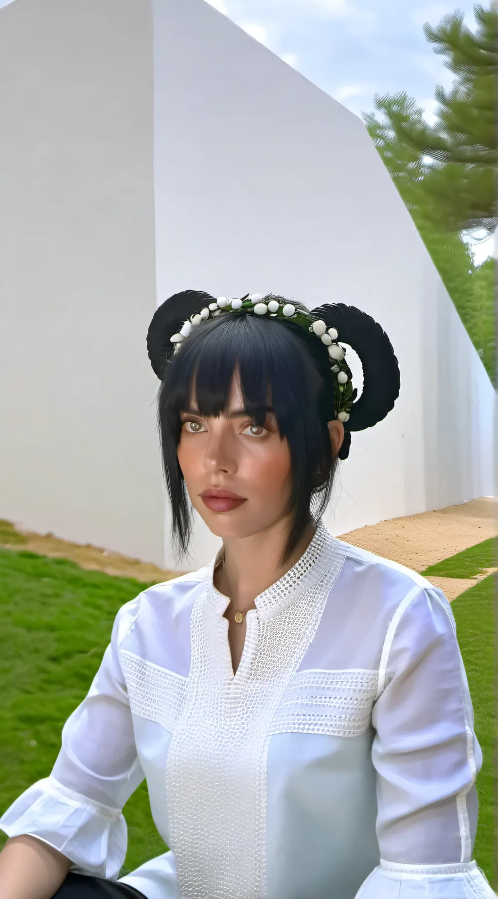 ai character: Billie Eilish background