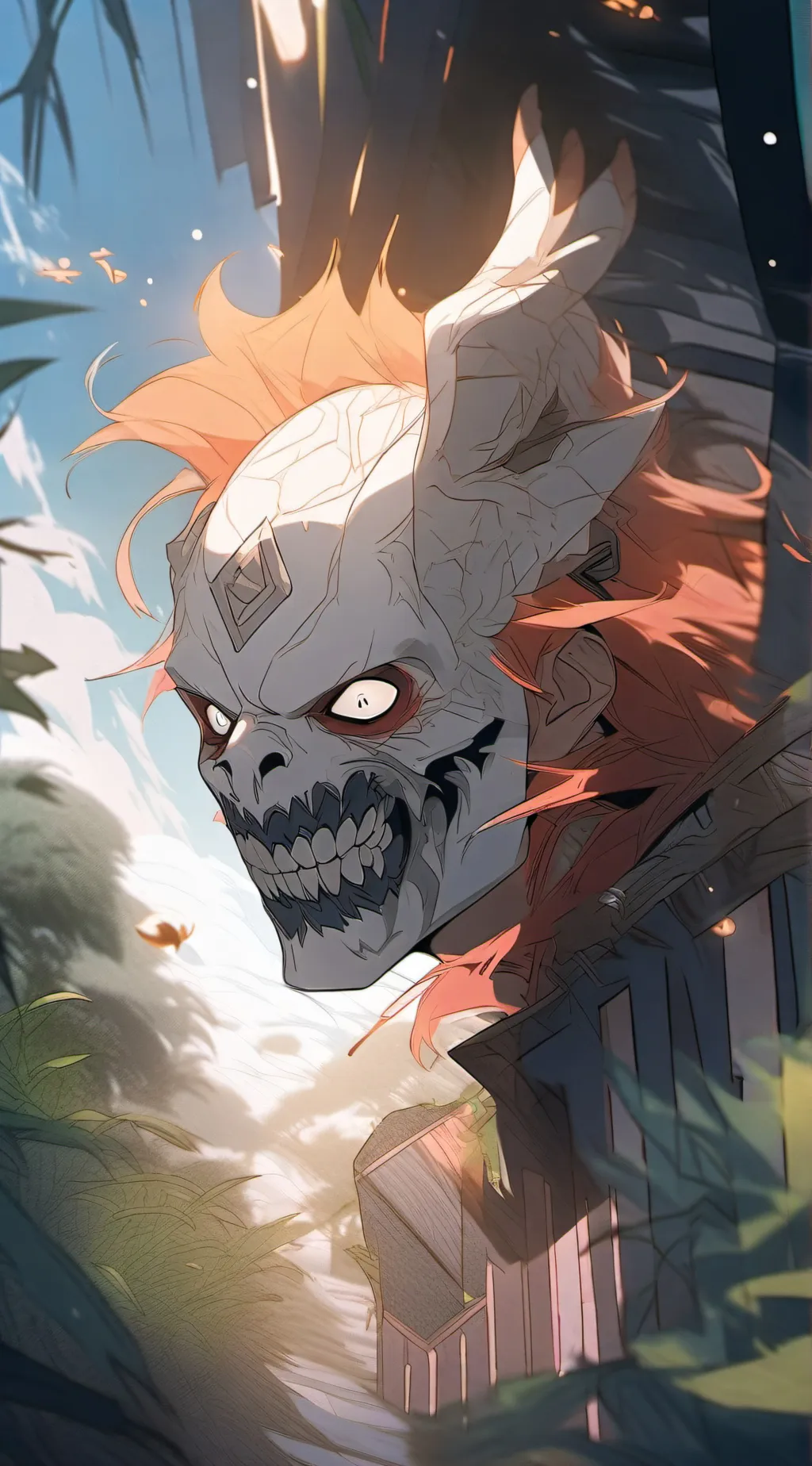 ai character: R U A PICK ME??? background