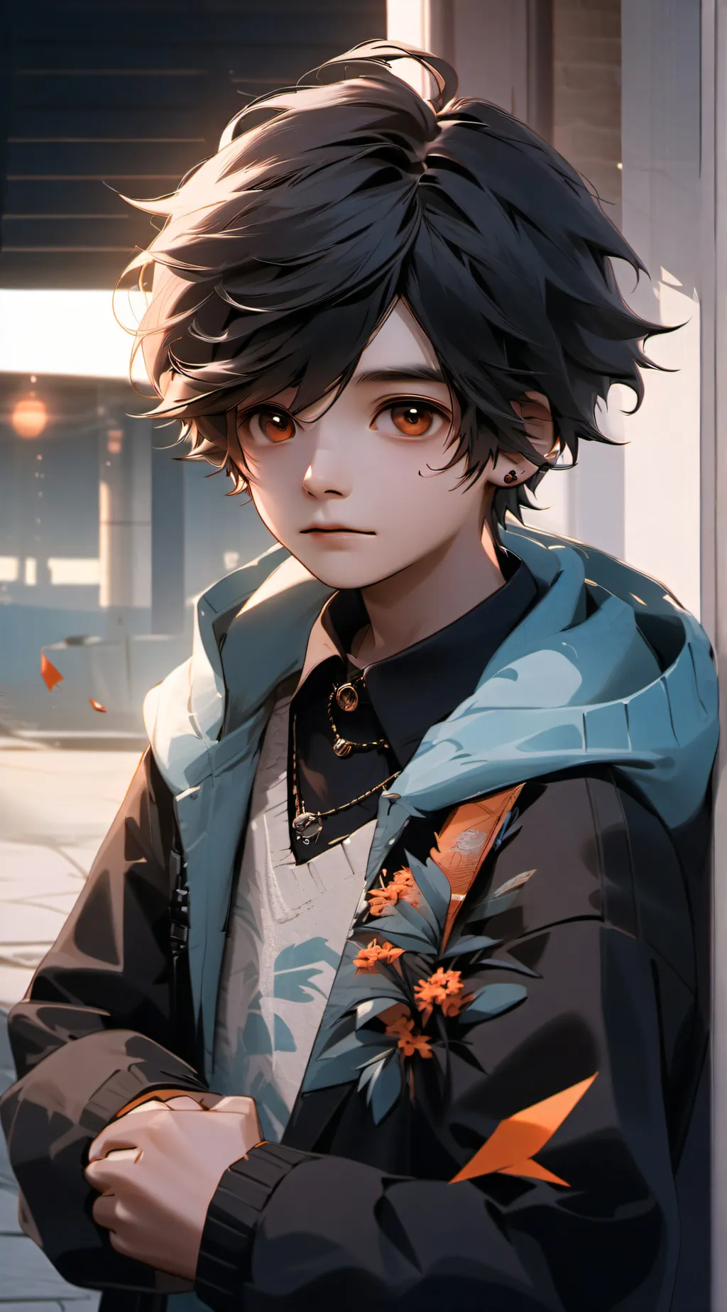 ai character: Emo brother background