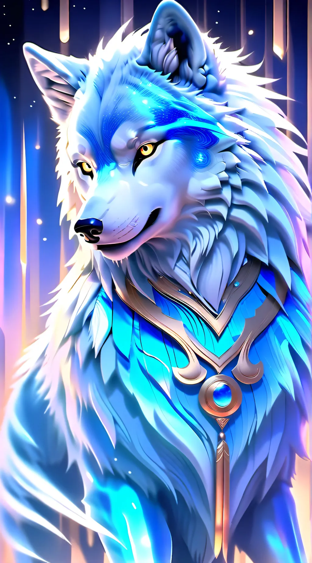 ai character: Spirit animals background