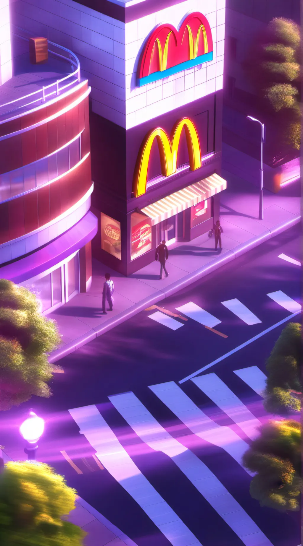 ai character: McDonald’s background