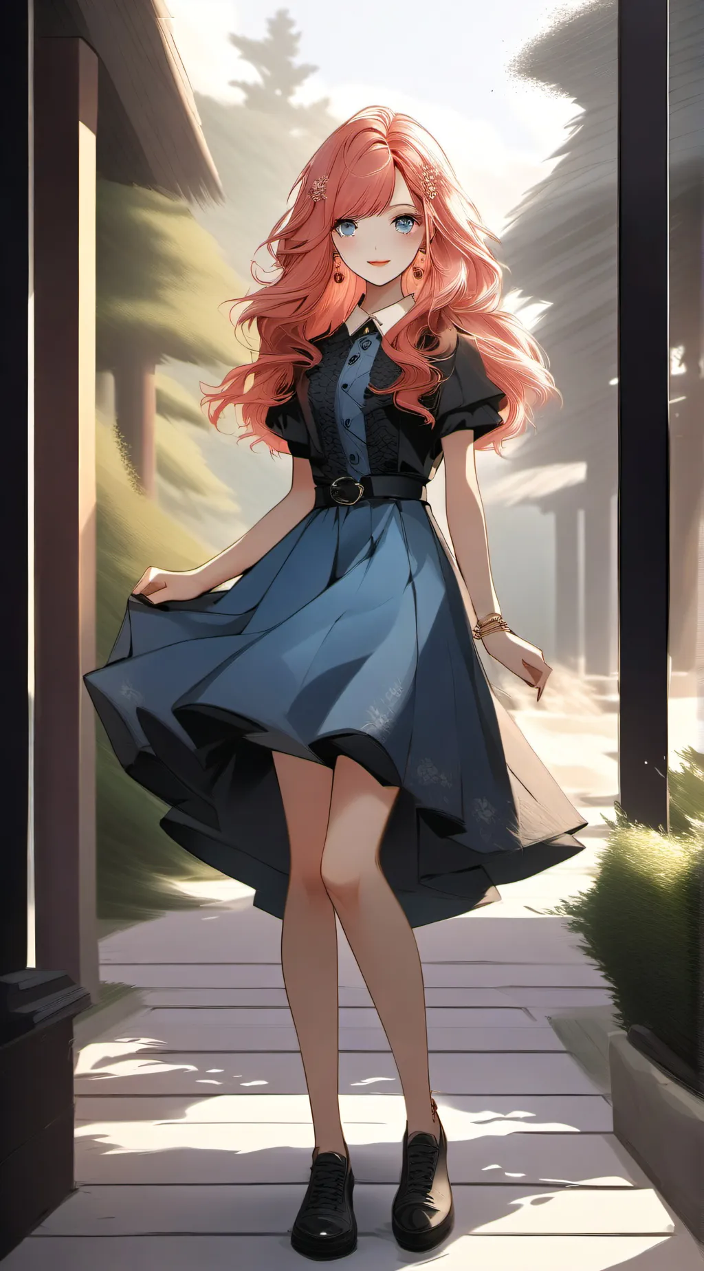 ai character: cora background