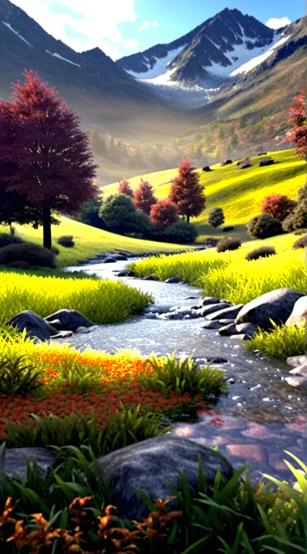 ai character: GRASS background