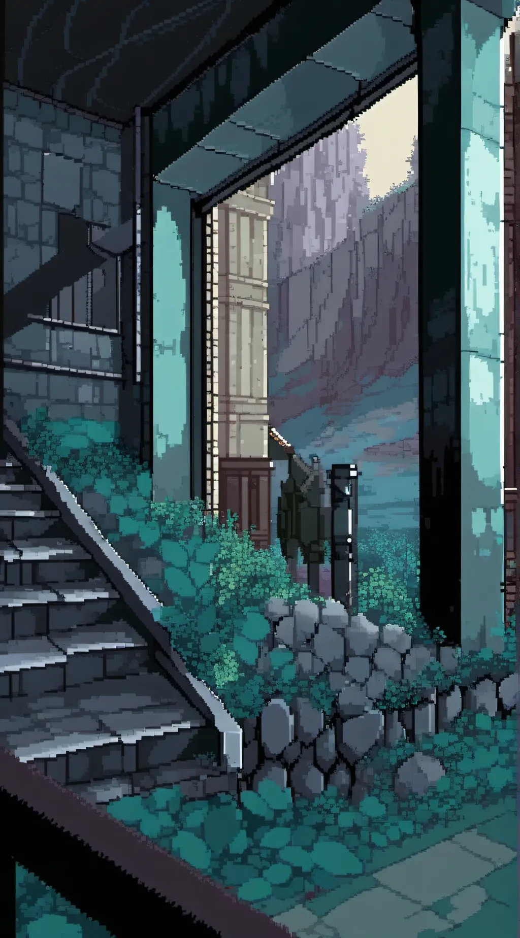 ai character: Amphibia road trip background