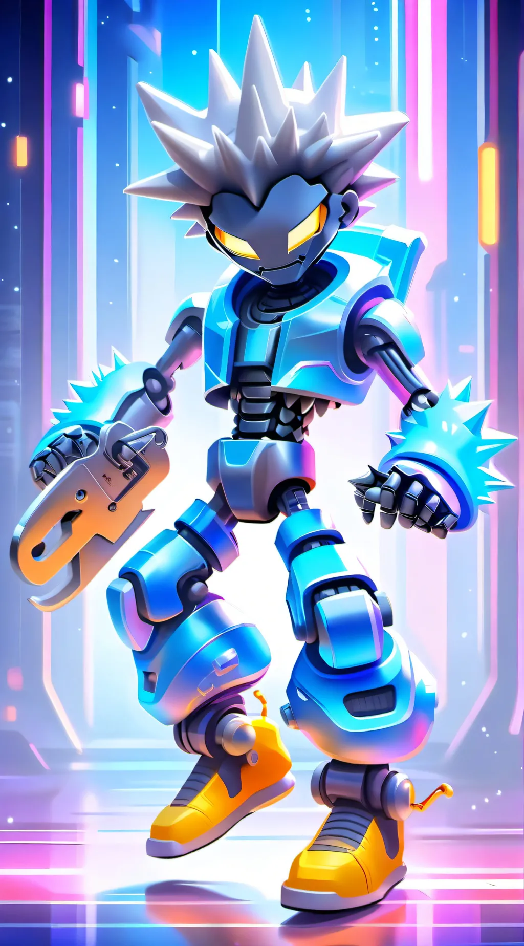 ai character: zip-lock background