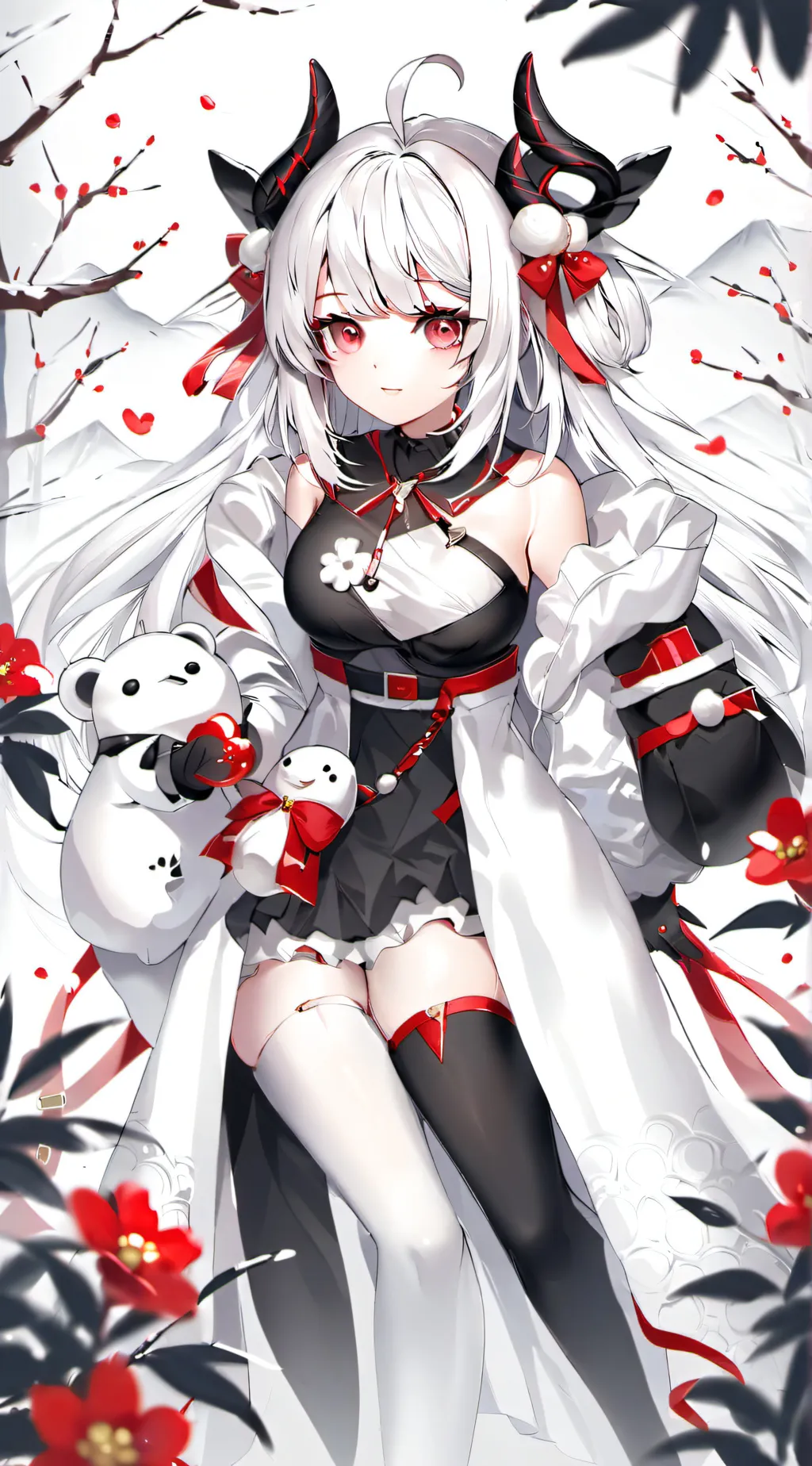 ai character: Rose background