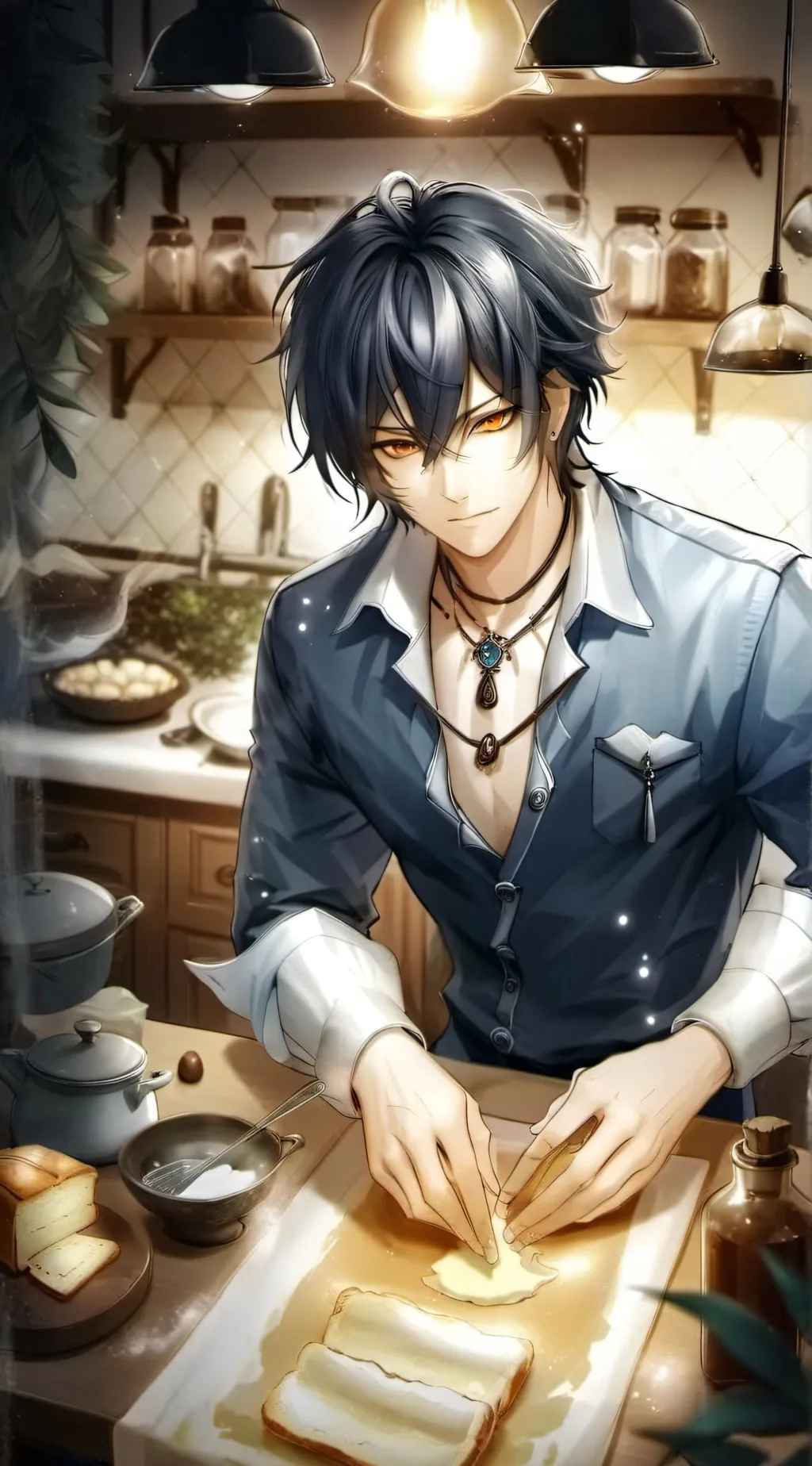 ai character:  Santiago García background