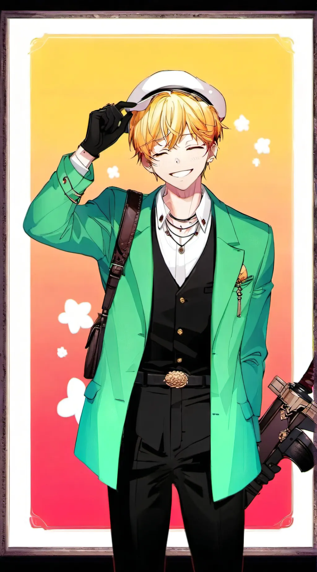 ai character: Kim Park background