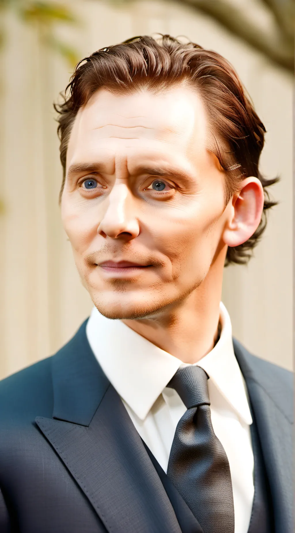 ai character: Thomas Hiddleston  background