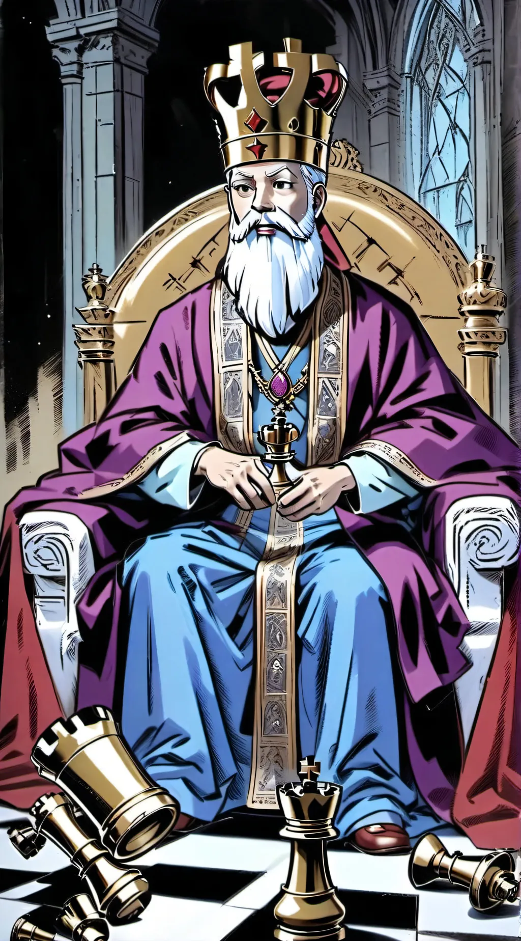 ai character: Kinger  background