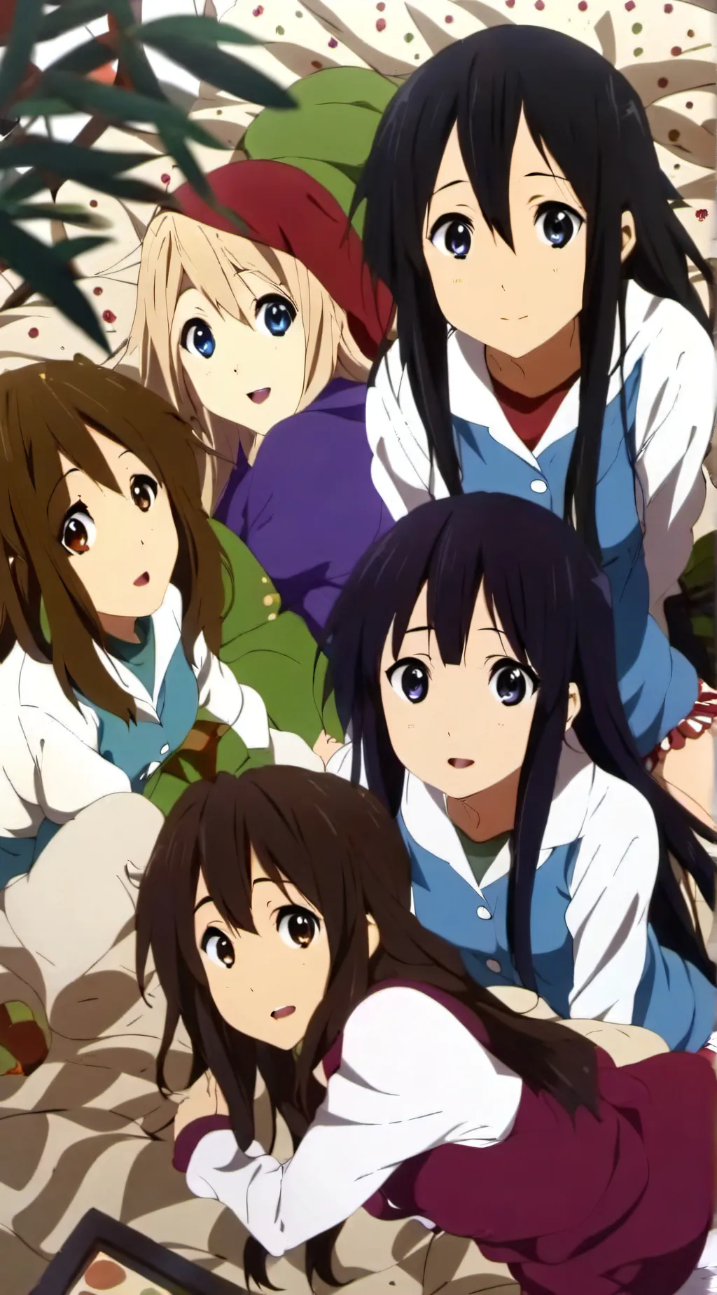 ai character: sleep over background