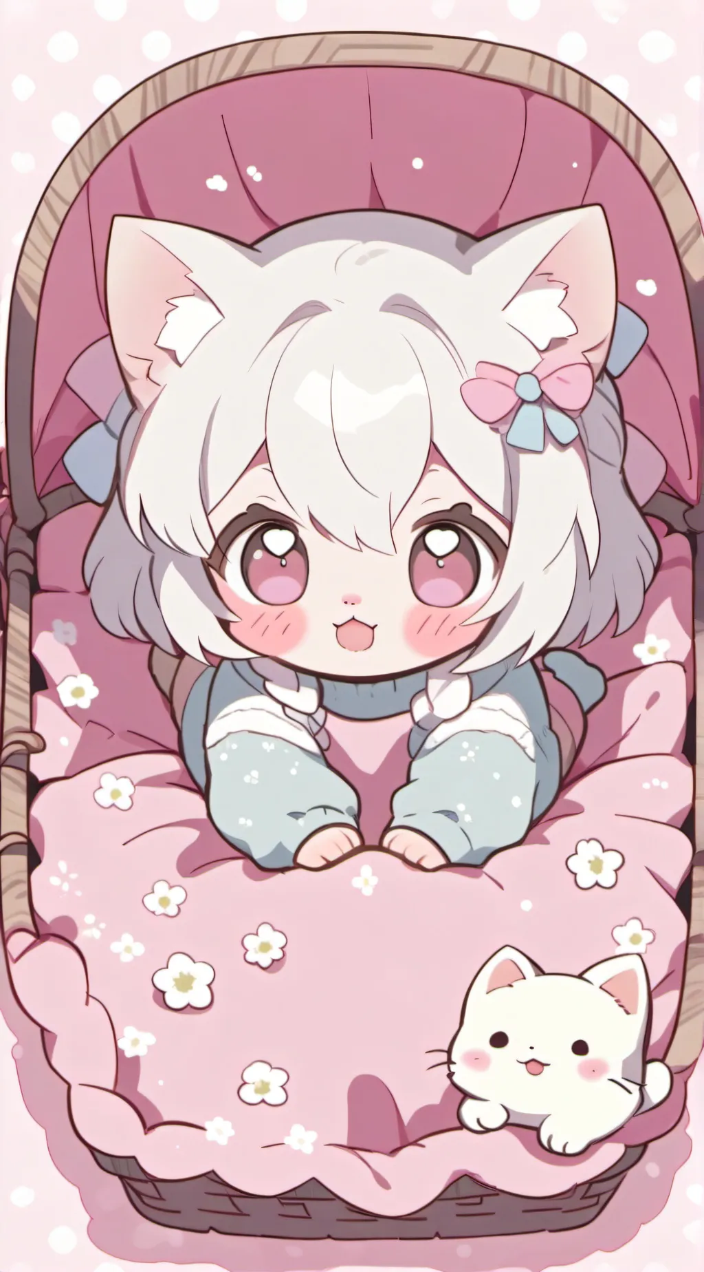 ai character: 🎀Mel 🍼 background