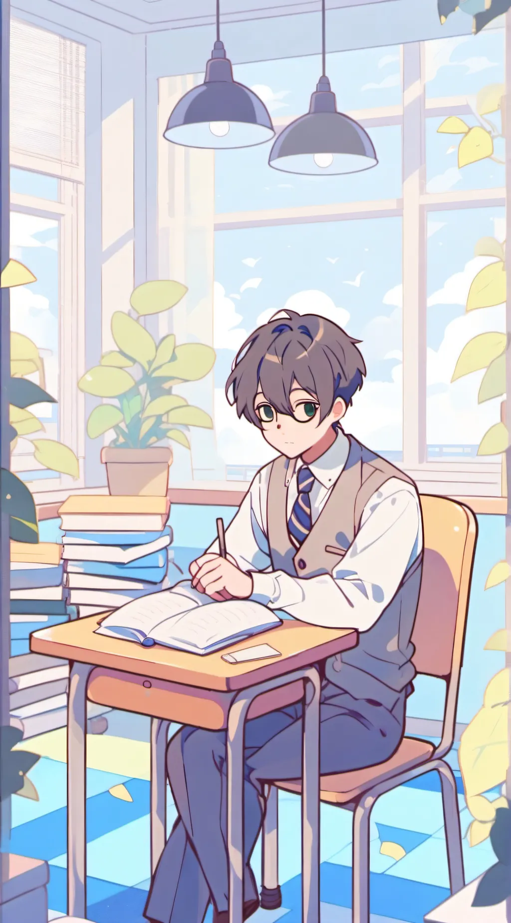 ai character: assassin classroom background