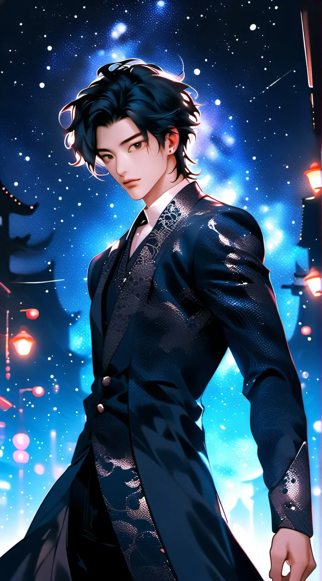 ai character: Leo  background