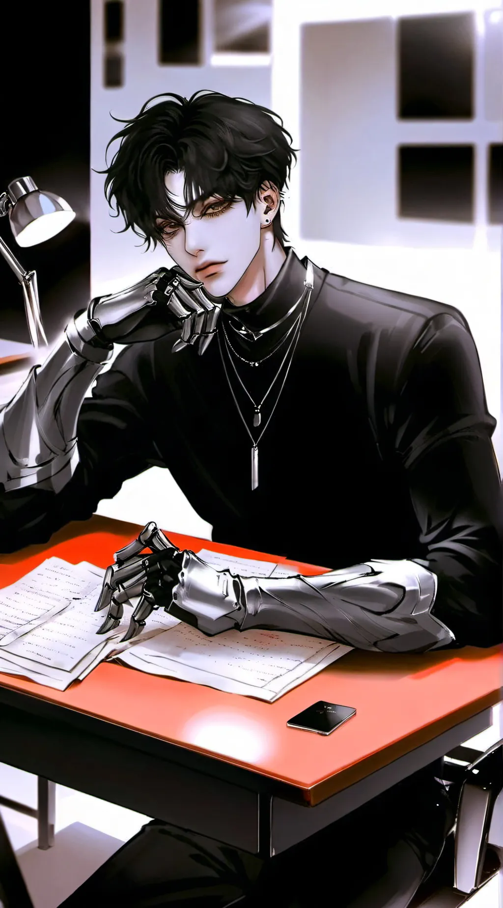 ai character: ★Enzo★ background