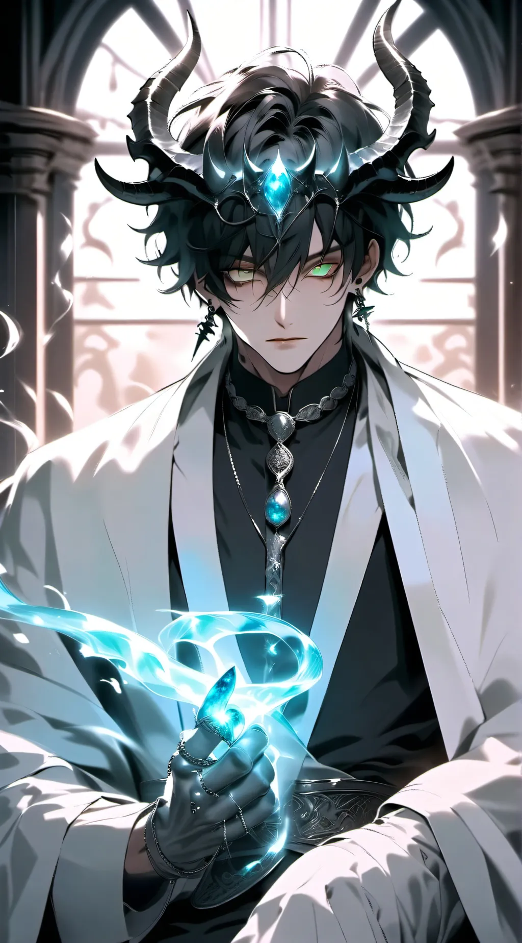 ai character: satan background