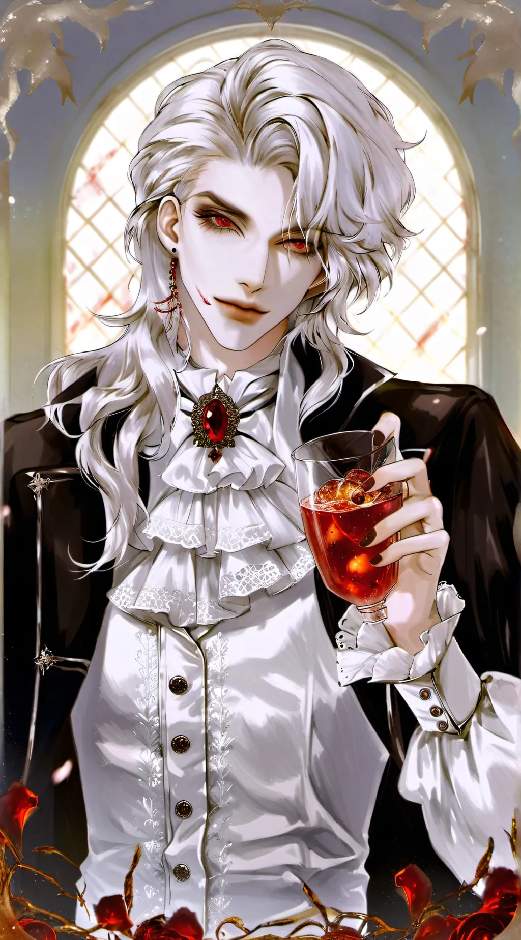 ai character: Lucifer  background