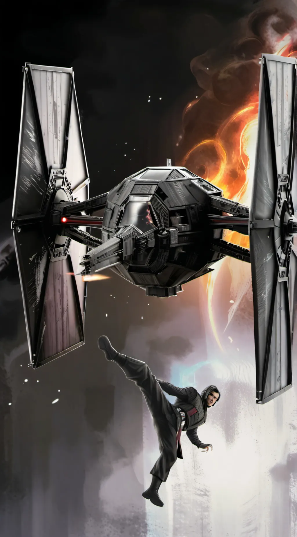 ai character: tie Whisper  background