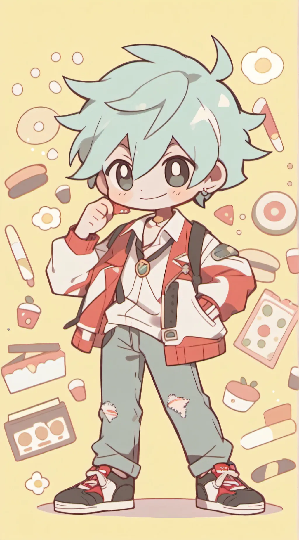 ai character: FNF Bf background