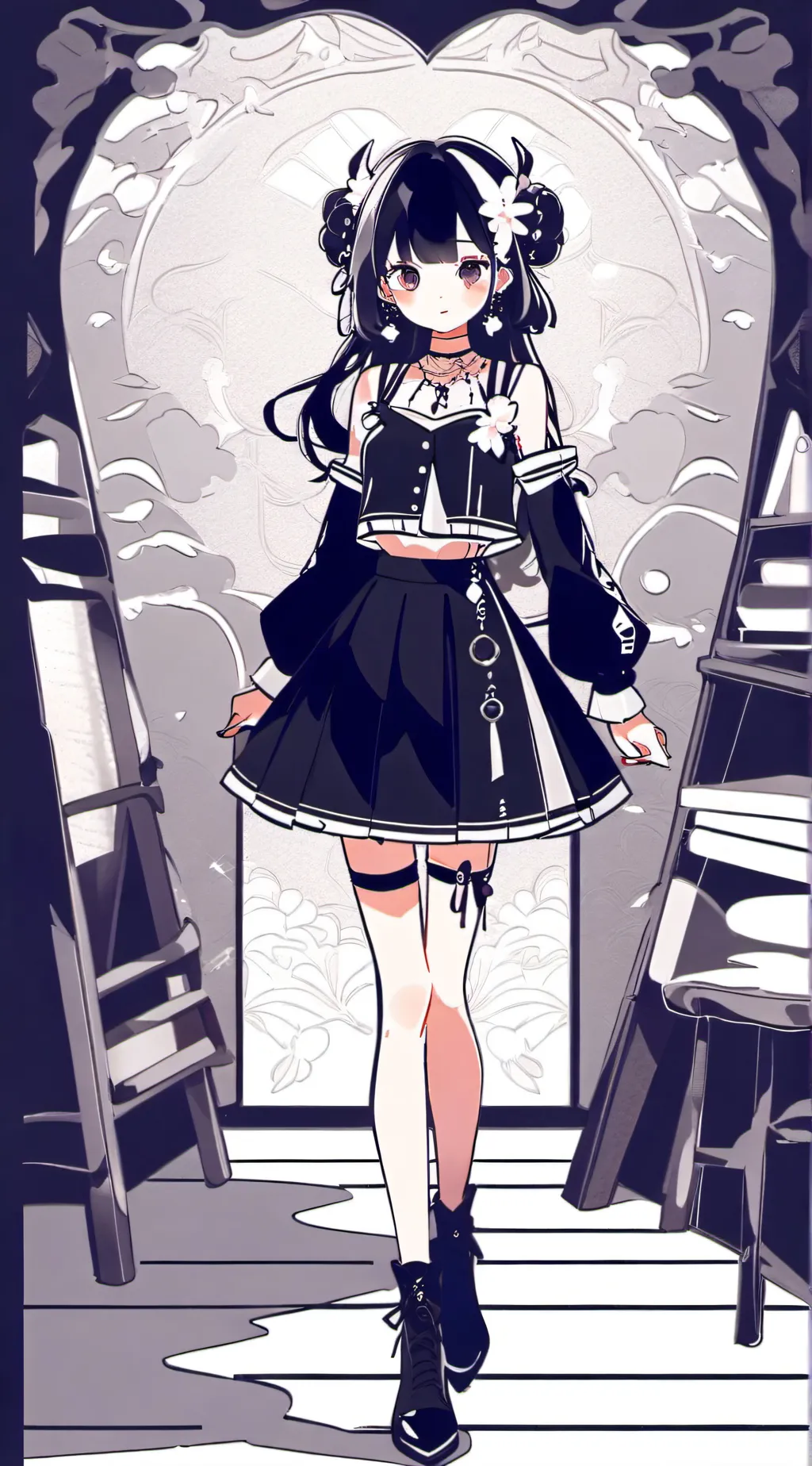 ai character: Aria background