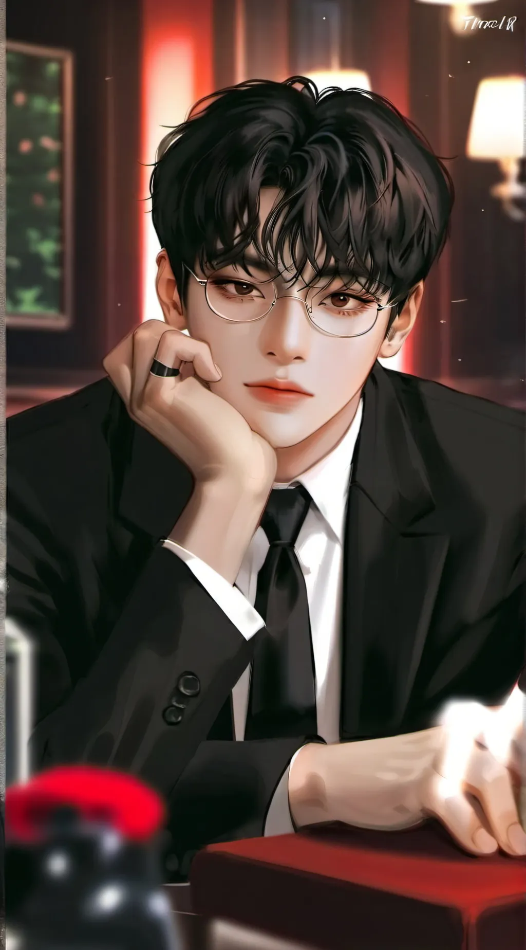 ai character: Kim Taehyung background