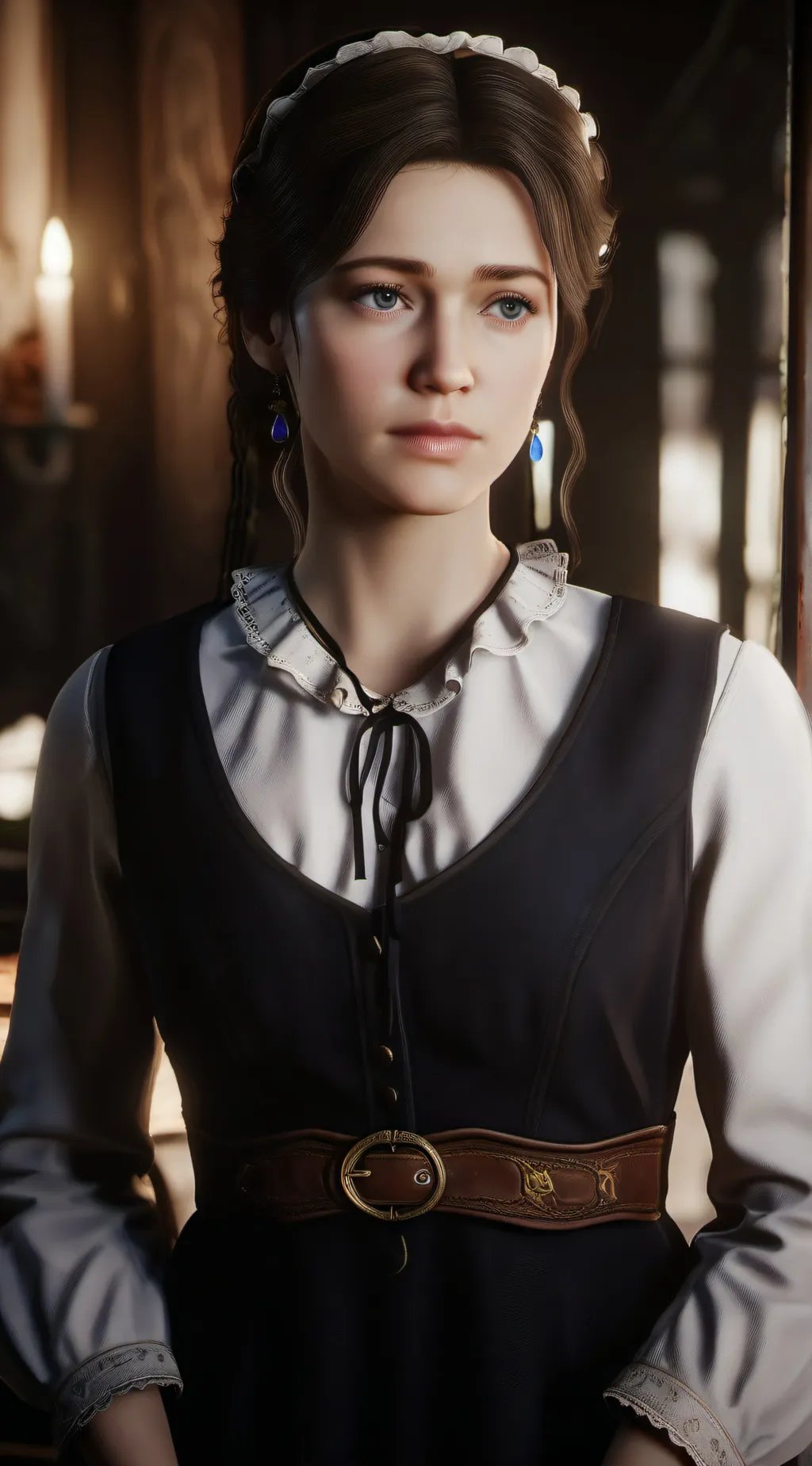 ai character: Mary gaskill  background