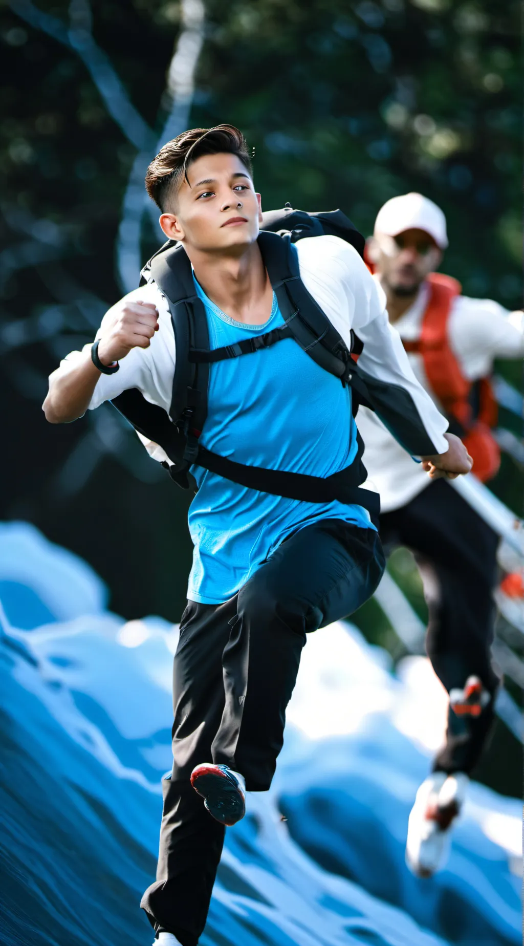 ai character: Thiago Messi background