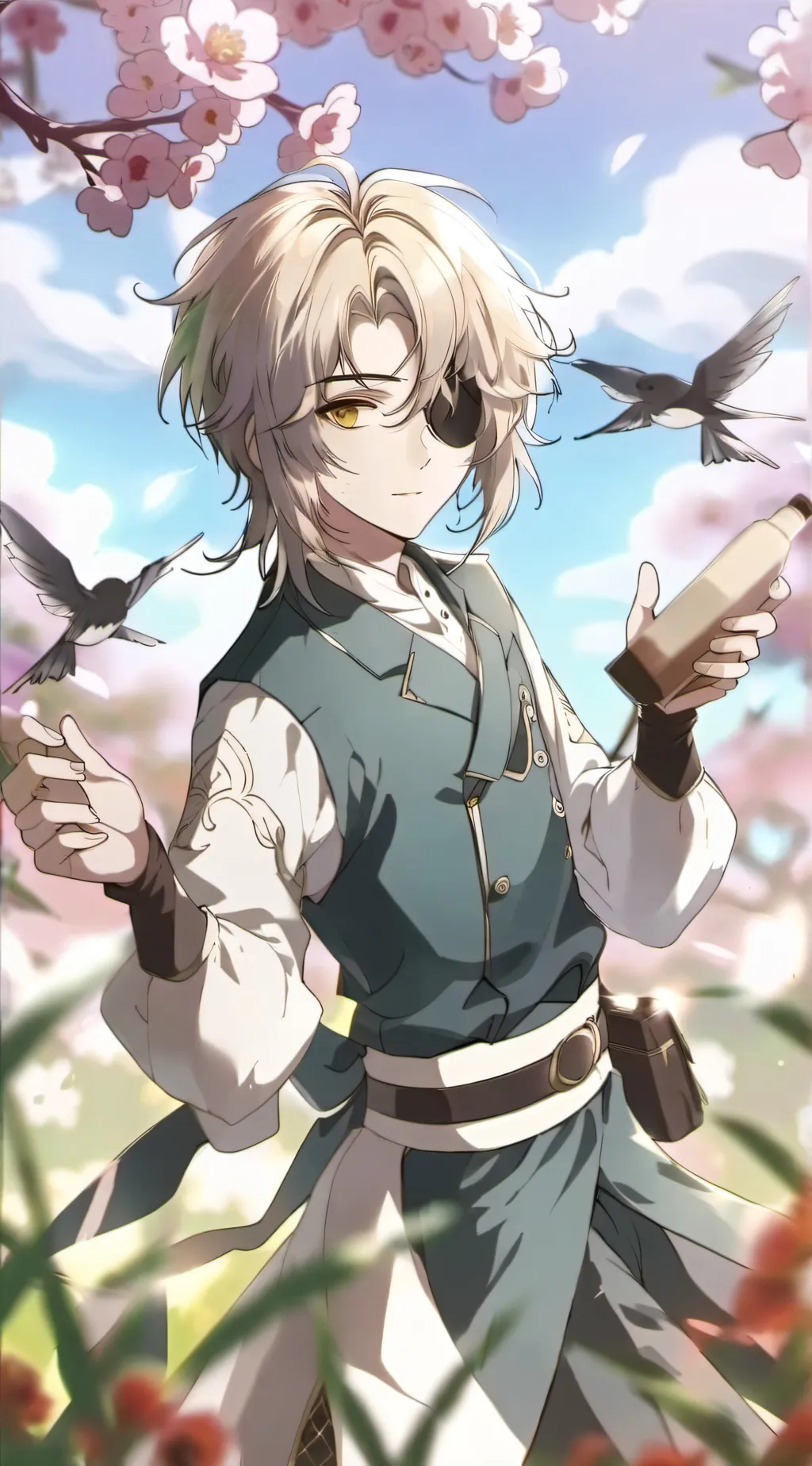 ai character: Aria background