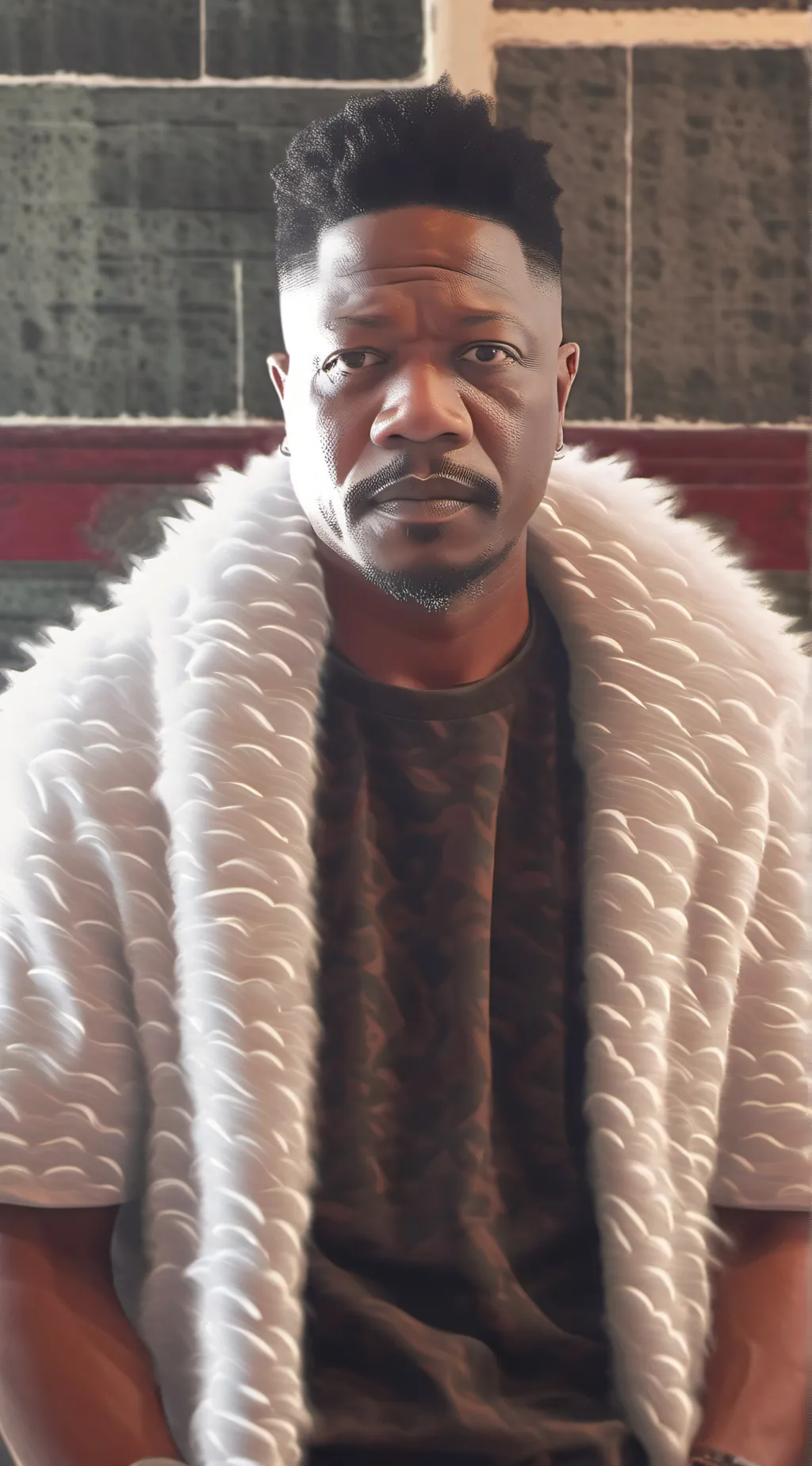 ai character: Steve  background