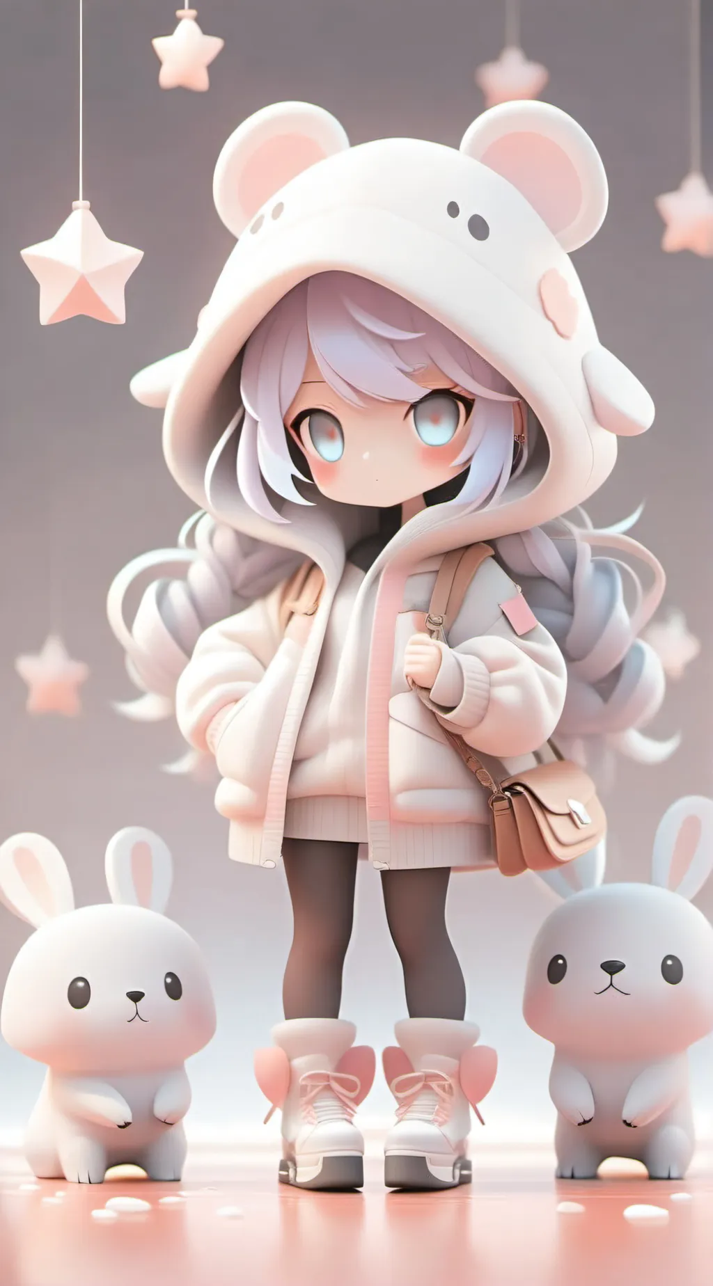 ai character: Lost girl  background