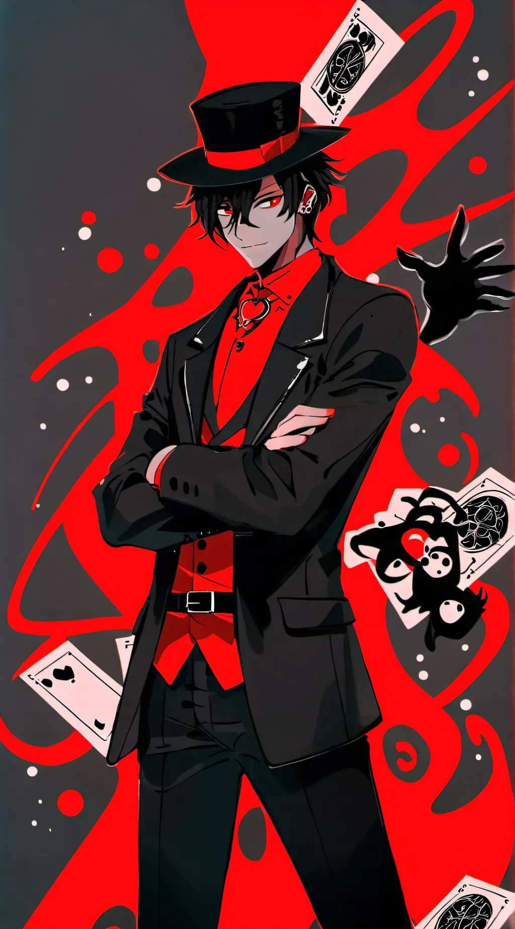 ai character: motion background