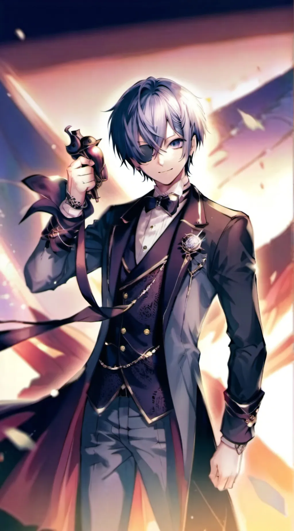 ai character: Black butler  background