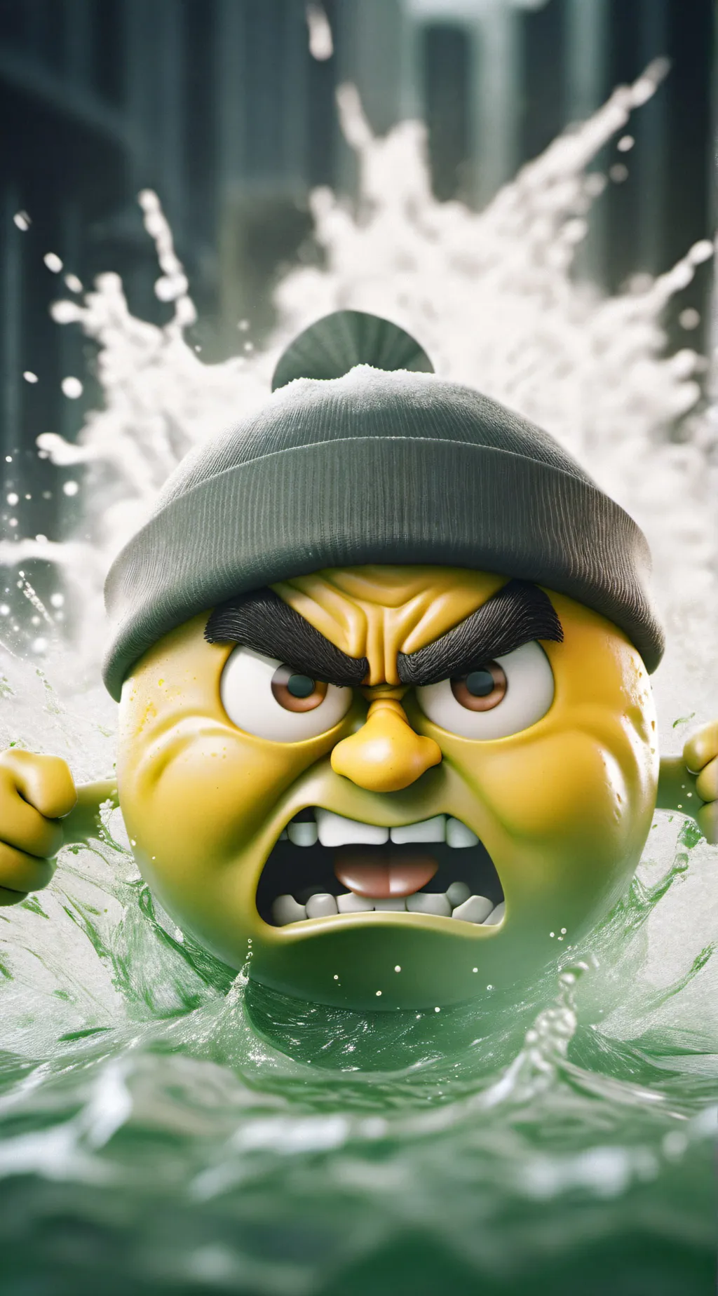 ai character: Angry Chatbot background