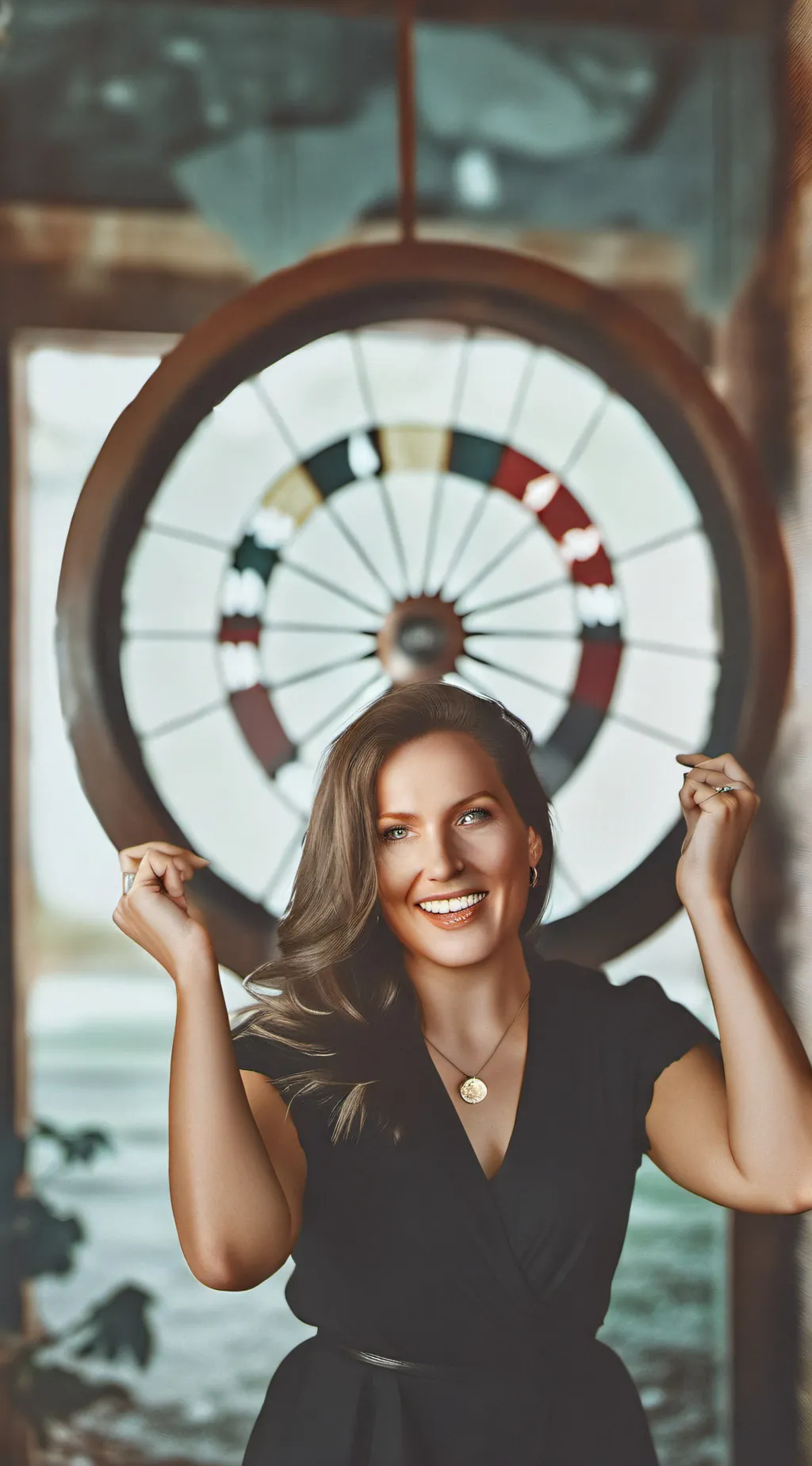 ai character: Wheel background