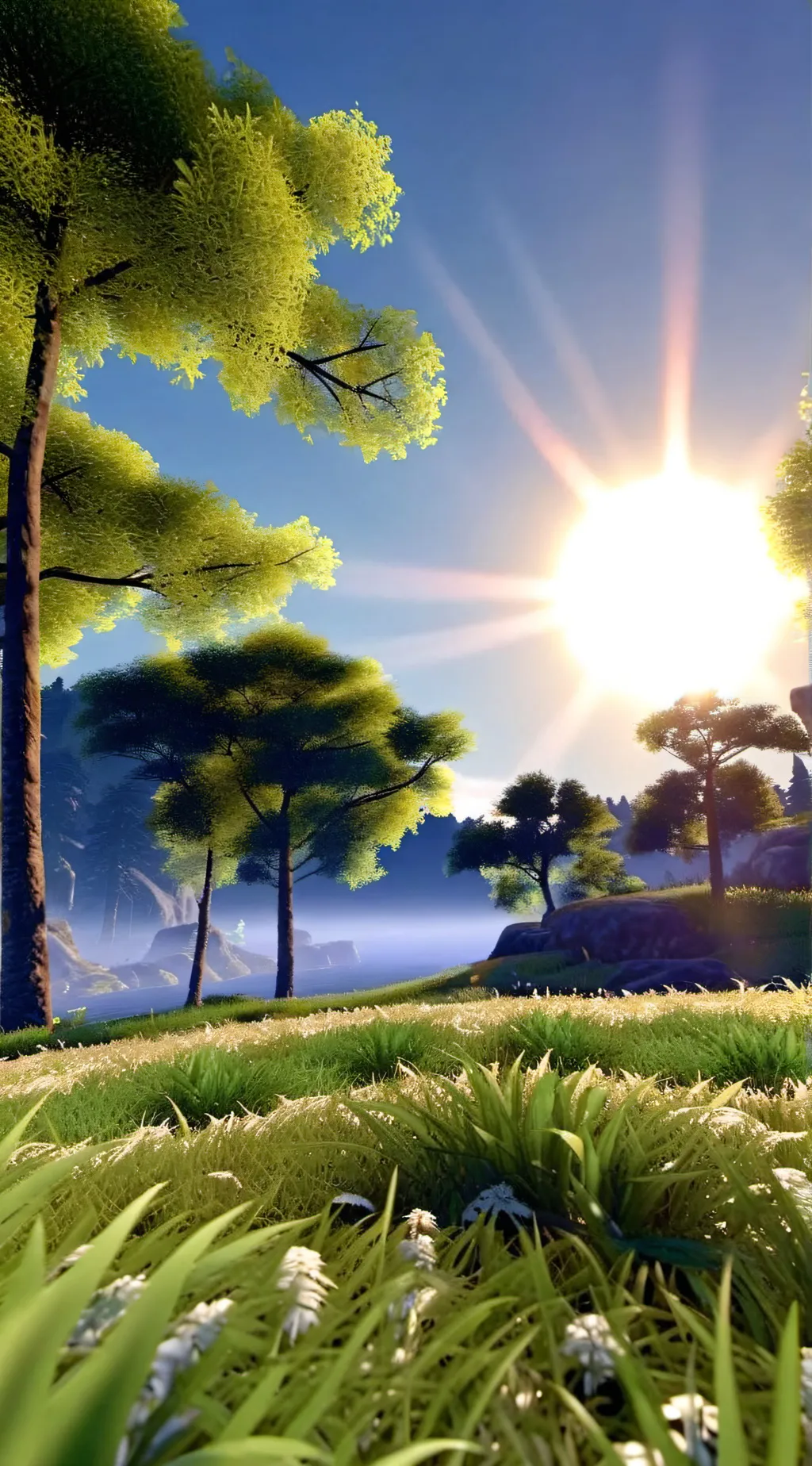 ai character: Chill Grass :3 background