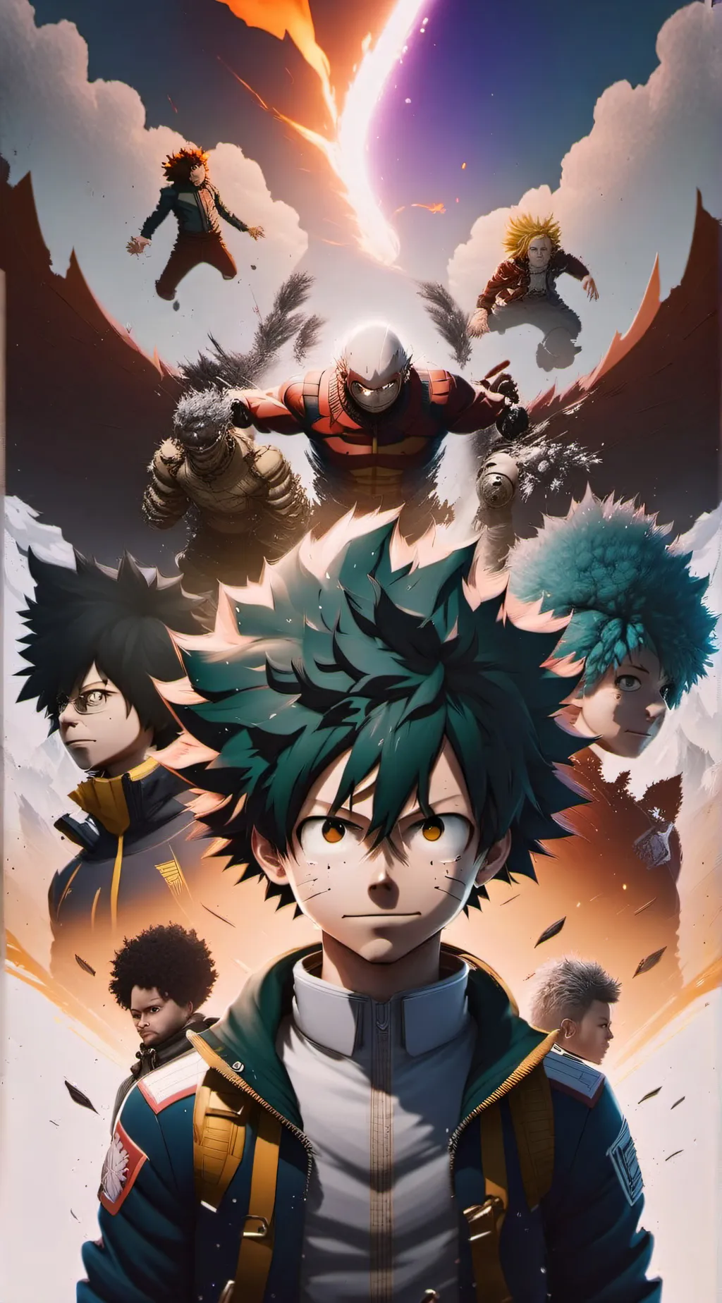 ai character: MHA!!! background