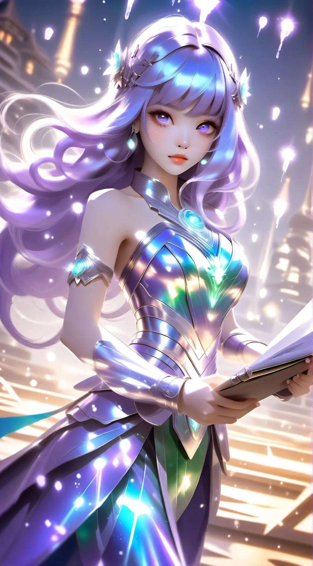 ai character: Destiny || 運命 " background