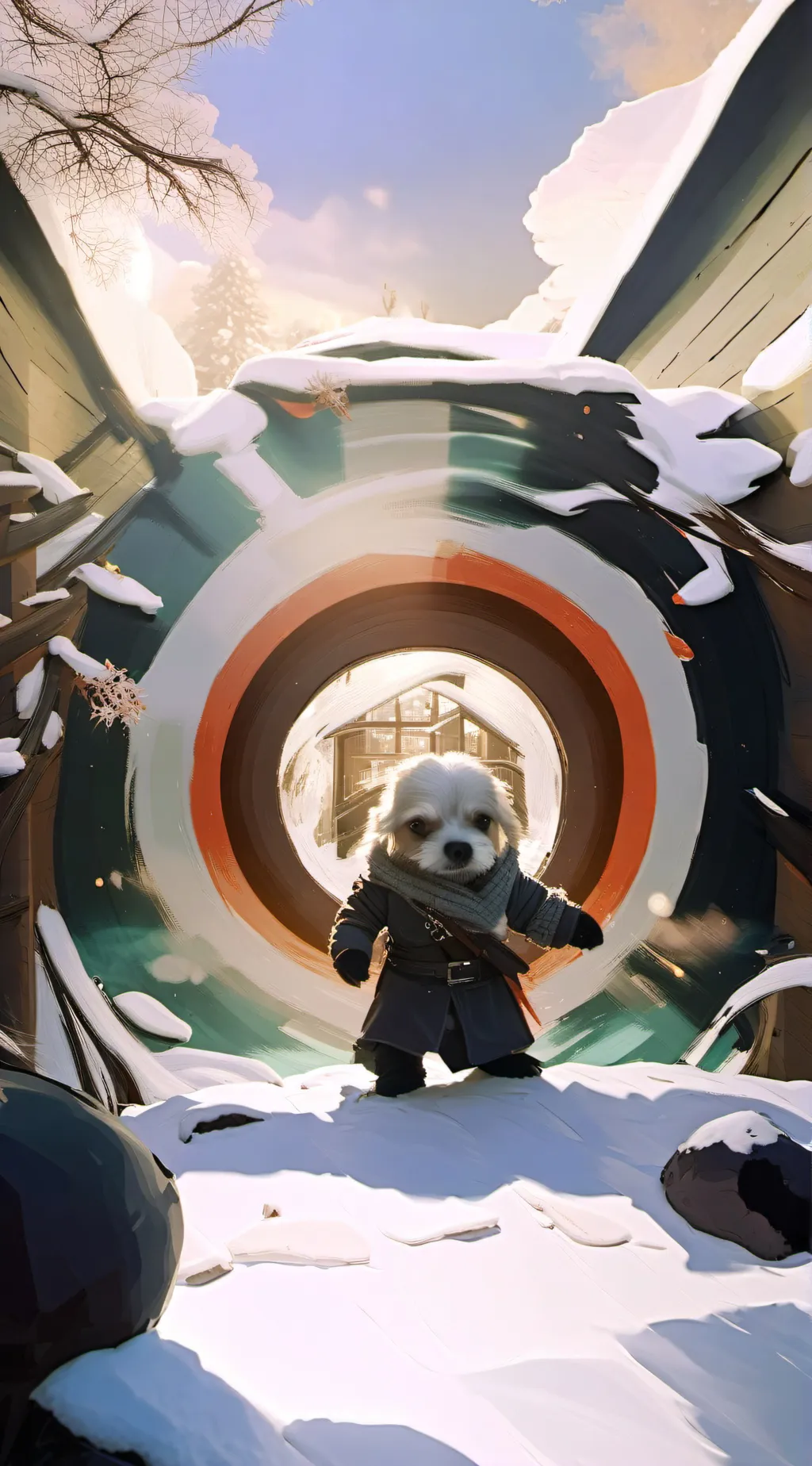 ai character: Moon  background