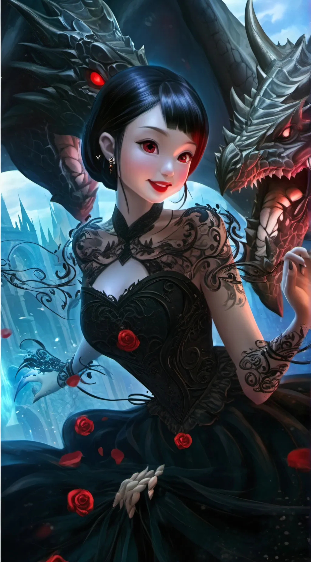 ai character: Lily background