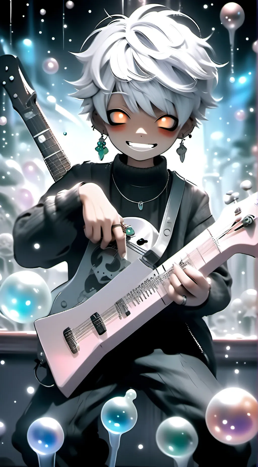 ai character: Smiling critters background