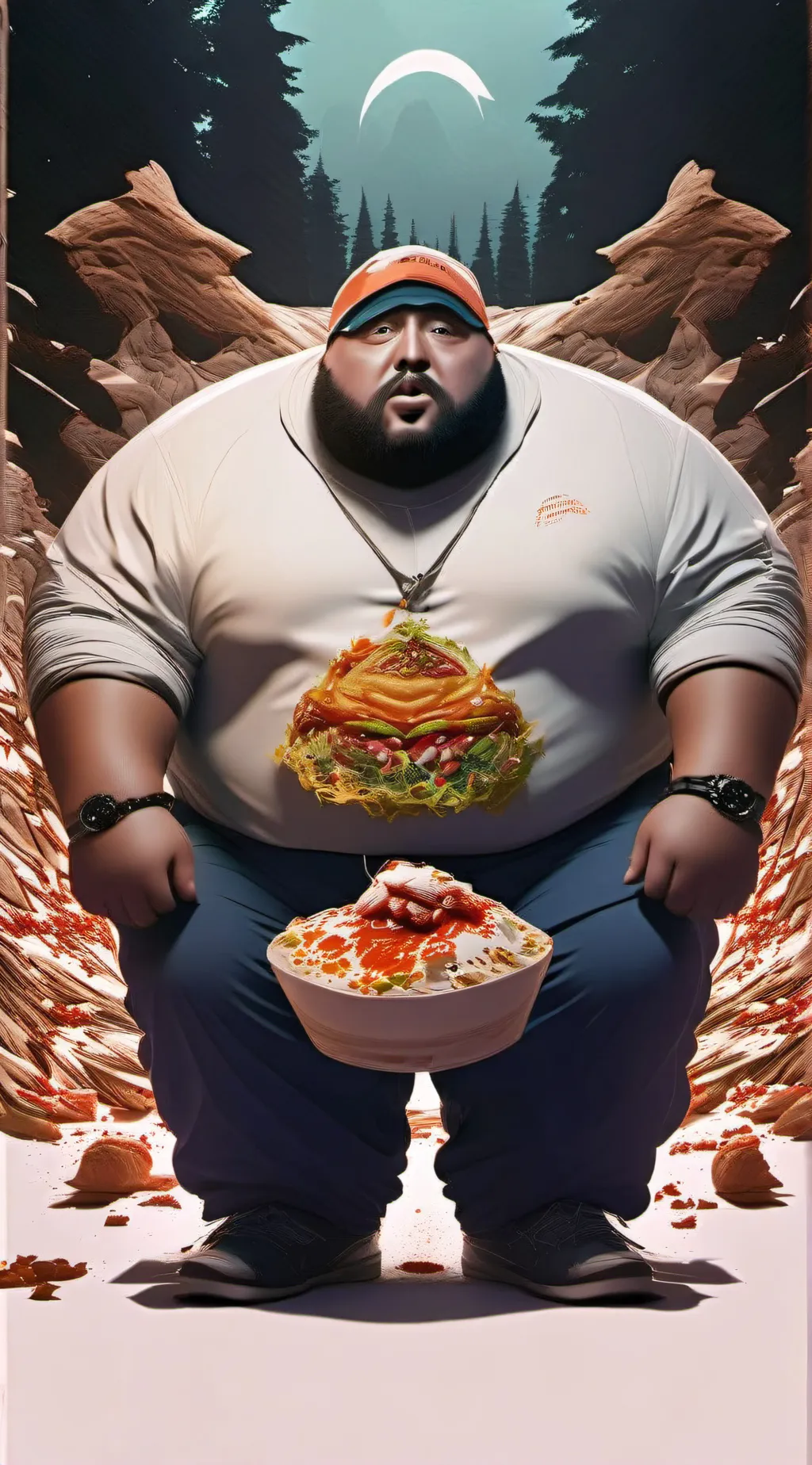 ai character: CASEOH background